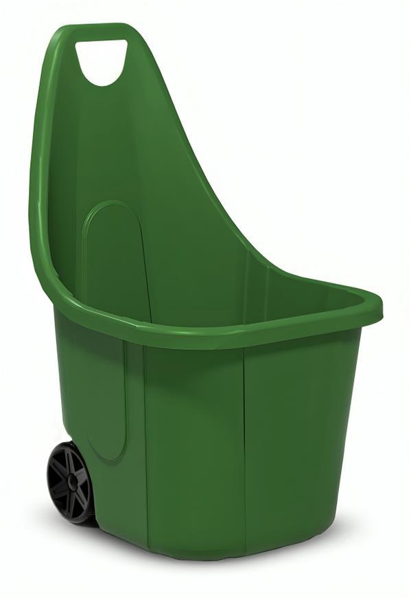 Vozk Blumax CADDY, 60 lit., 50x60x84 cm, zelen, na zhradn odpad