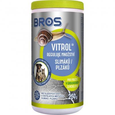 Prípravok Vitrol Bros, proti slimákom, 250 g