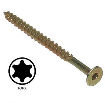 Vrut UV ZHT 6,0x130, skrutka, zápustná hlava, Torx, čiastočný závit, bal. 100 ks