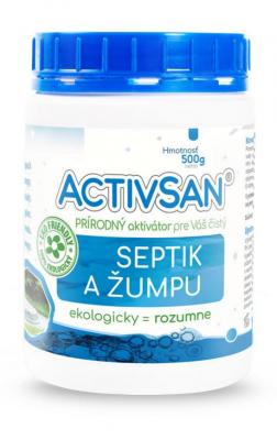 Aktivátor Activsan, do septikov a žumpy, 500 g