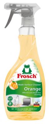 Čistič na lesklé povrchy Frosch, multifunkčný, pomaranč, 500 ml