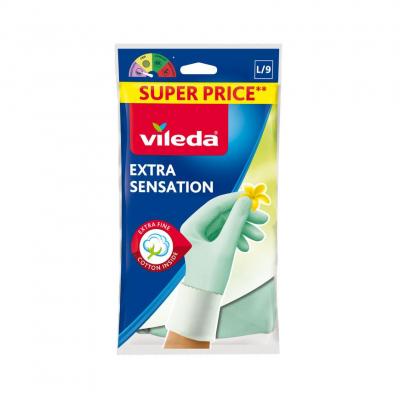 Rukavice Vileda Extra Sensation, L