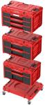 Box QBRICK® System ONE Workshop Red - Cart, 3x Toolbox, 4 dielna sada boxov na náradie