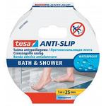 Páska tesa® Anti-slip Bath&Shower, protišmyková do kúpeľne, transparentná, lepiaca, 25 mm, L-5 m