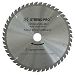 Kotúč Strend Pro SuperSaw NWP 400x3,6x30 64T, na drevo, pílový, SK plátky